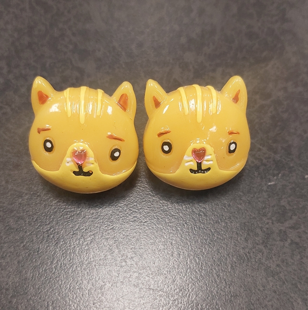Cute Cat Face Earrings
